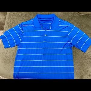 Blue Ping Dri-Fit Mens Polo